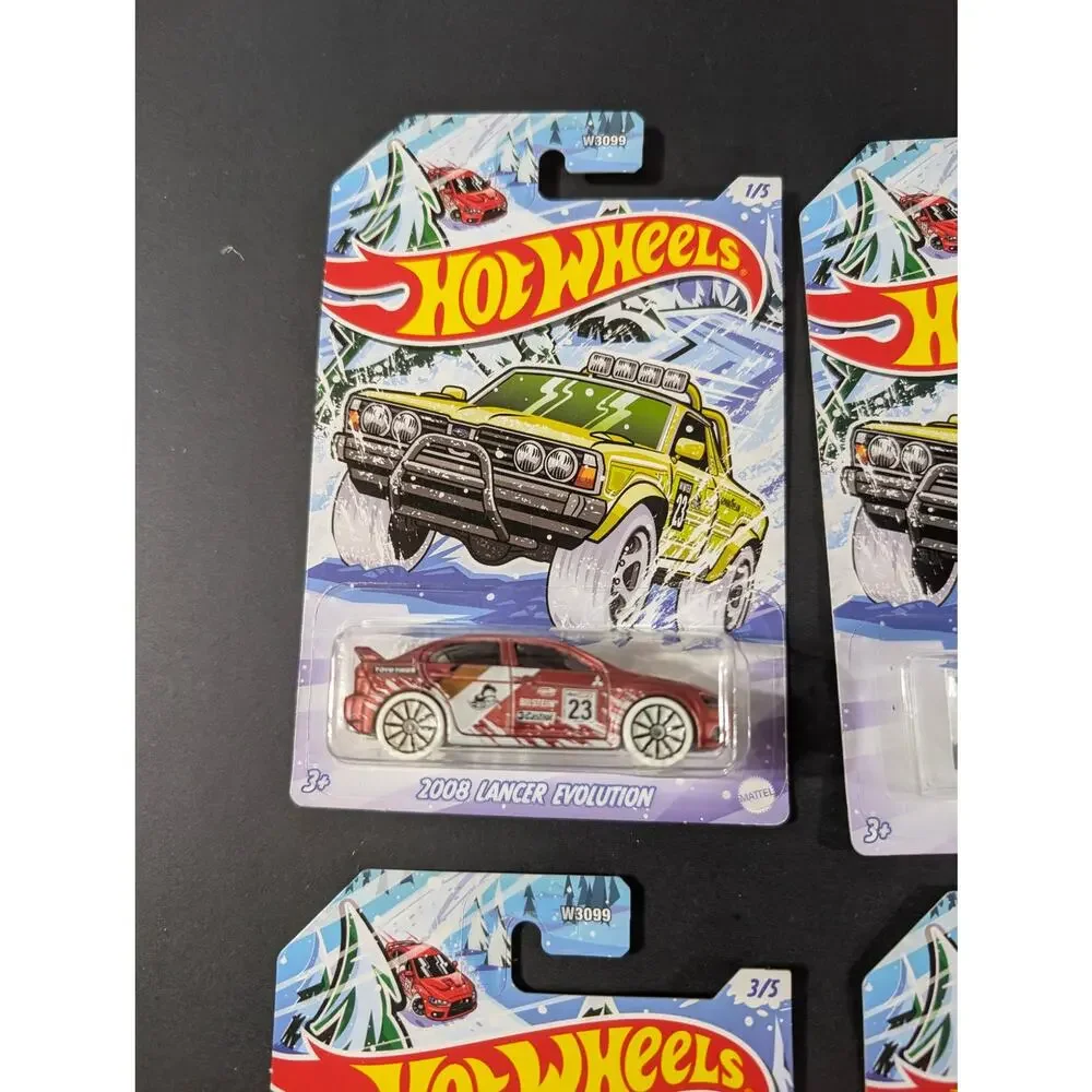 Hot Wheels 2023 Winter Series Lot 4 of 5 Lancer Subaru Mini Sealed Description